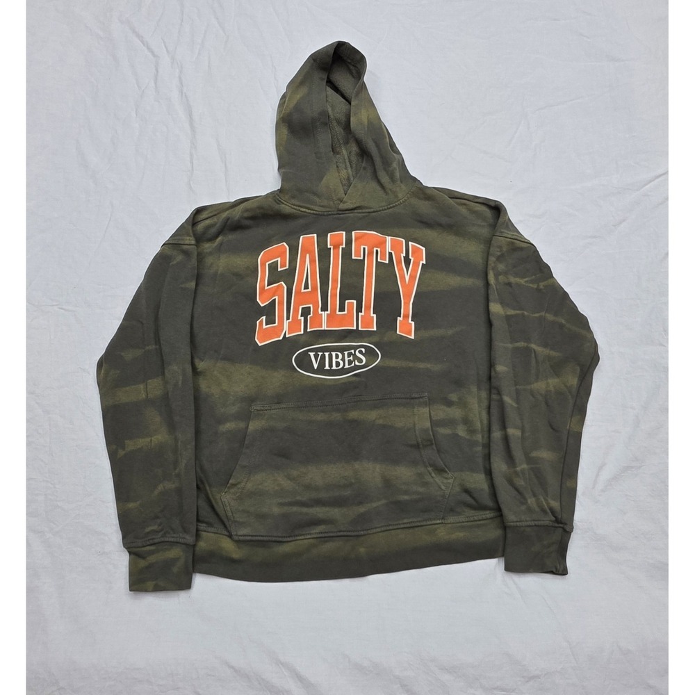 Sugar Flower Dark Green Hoodie Pullover Sweatshirt Size‎ Small